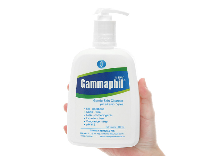 sữa rửa mặt gammaphil review