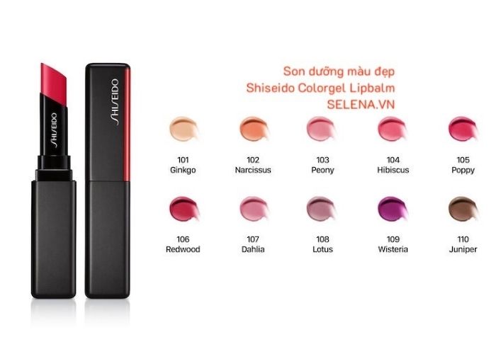 Son dưỡng có màu cho bà bầu Shiseido ColorGel Lipbalm