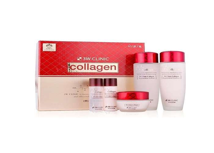 Bộ kem dưỡng Collagen 3W Clinic Collagen Skin Care