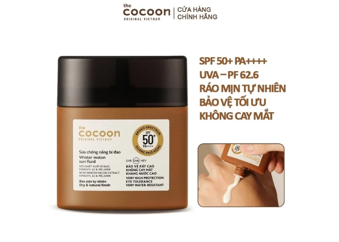 null sữa chống nắng bí đao Cocoon 003