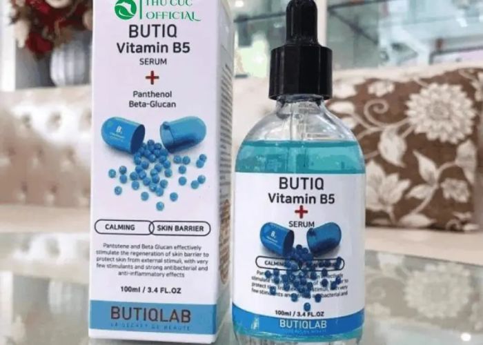 Serum Butiq Vitamin B5 đã có mặt trên các trang sàn thương mại điện tử uy tín
