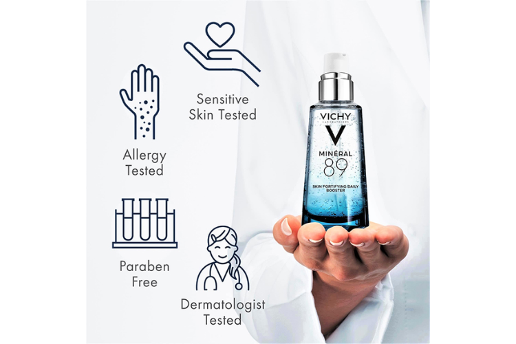 Công dụng của serum dưỡng ẩm Vichy Mineral 89 là phục hồi và nuôi dưỡng da căng mịn