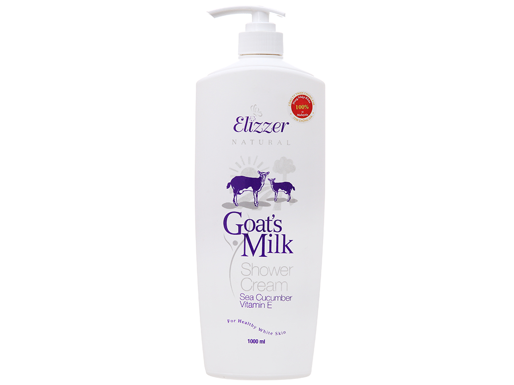 Sữa tắm Elizzer Natural tinh chất sữa dê 1 lít
