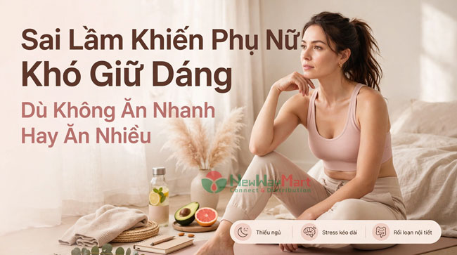 Sai Lầm Khiến Phụ Nữ Khó Giữ Dáng Dù Không Ăn Nhanh Hay Ăn Nhiều