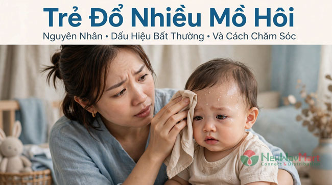 Trẻ Đổ Nhiều Mồ Hôi: Nguyên Nhân, Dấu Hiệu Bất Thường Và Cách Chăm Sóc