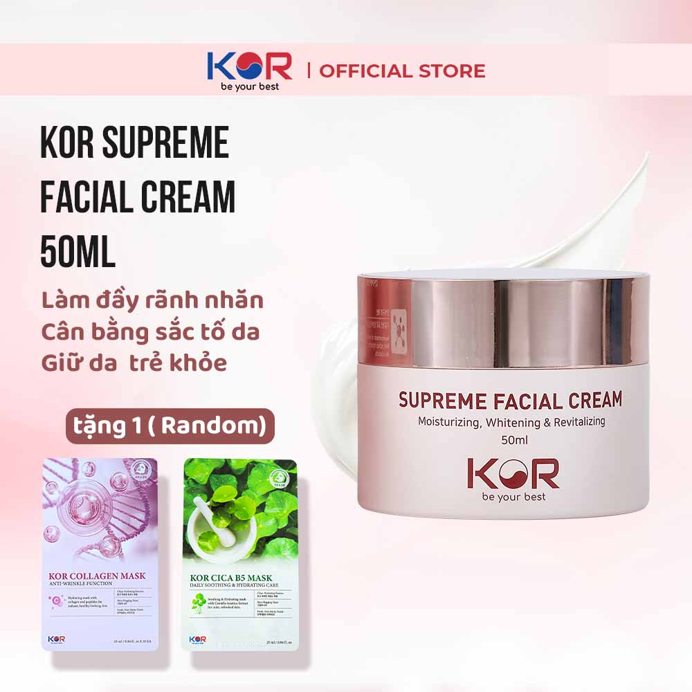 Kem dưỡng da KOR SUPREME FACIAL CREAM Hàn Quốc 50ml