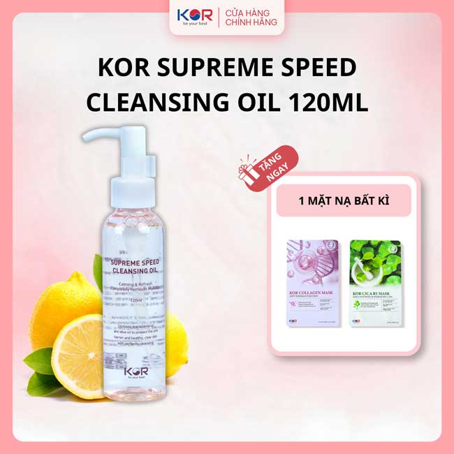Dầu tẩy trang KOR Supreme Speed Cleansing Oil 120ml