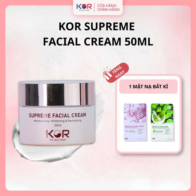 Kem dưỡng da KOR SUPREME FACIAL CREAM Hàn Quốc 50ml