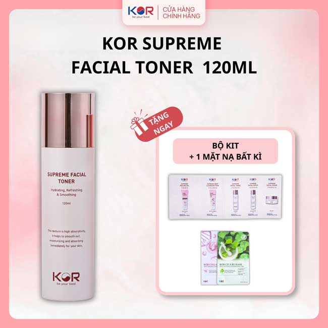 Toner Cấp Ẩm KOR Tặng Bộ Kit + Mặt nạ