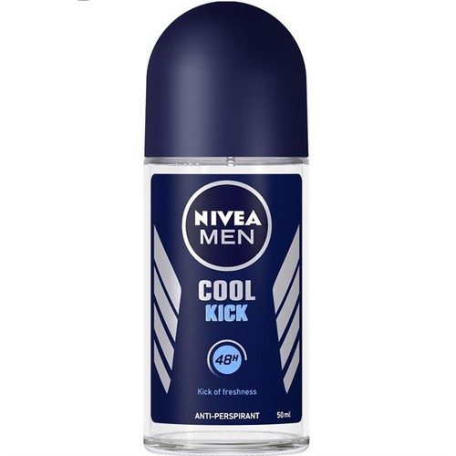 Lăn Khừ Mùi Cho Nam Nivea Men Cool Kick Extra Dry Anti-Perspirant Roll On 50ml