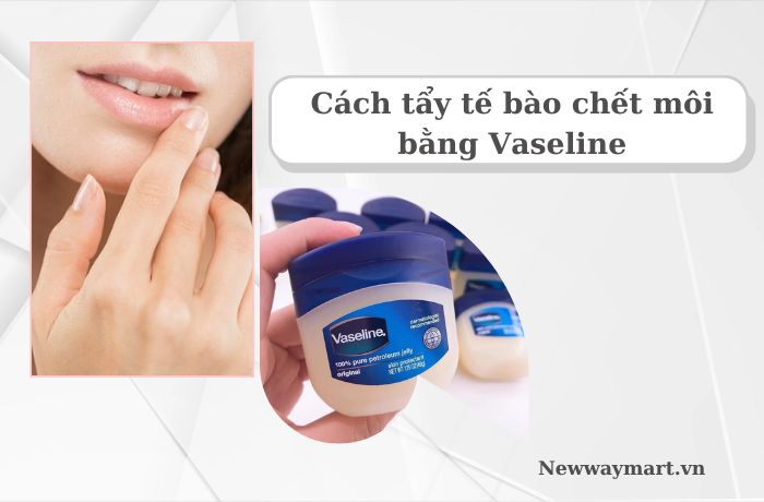 Hướng dẫn cách tẩy tế bào chết môi bằng vaseline hiệu quả