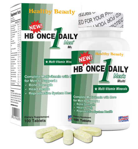 Viên uống HB Once Daily Mens Multi bổ sung 30 vitamin và khoáng chất cho nam giới