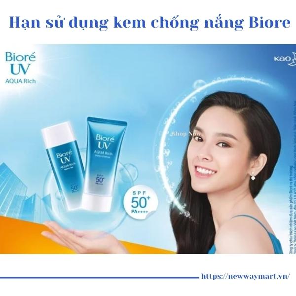 Cách kiểm tra hạn sử dụng kem chống nắng Biore nhanh chóng