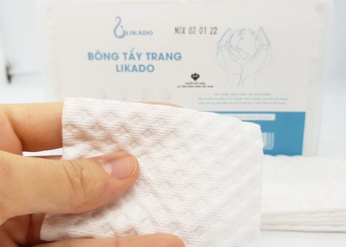 Review bông tẩy trang Likado có tốt không