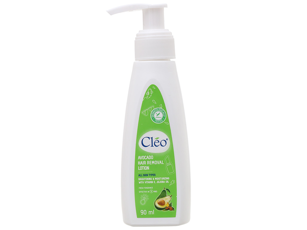 Kem Tẩy Lông Dạng Sữa Cho Mọi Loại Da CLEO Avocado Hair Removal Lotion 90ml