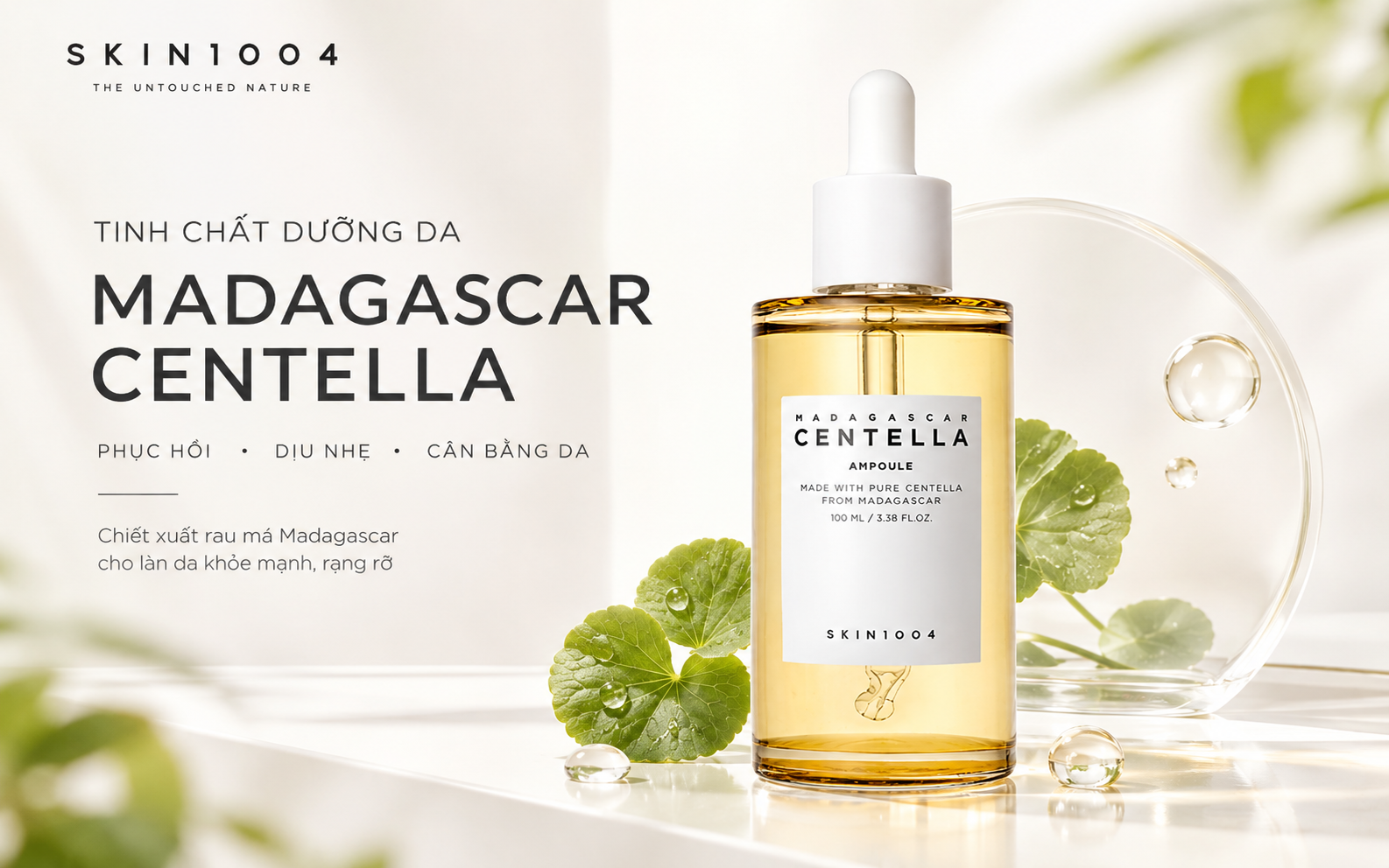 Tinh chất rau má làm dịu da SKIN1004 Madagascar Centella Ampoule