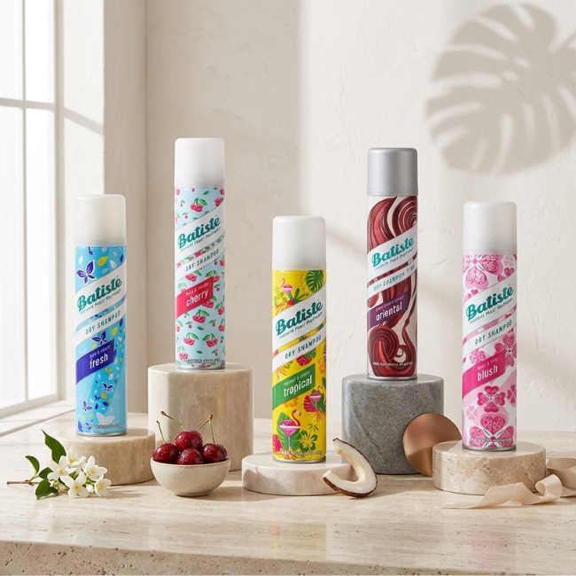Dầu Gội Khô Batiste – Giải Pháp Cứu Tóc Bết, Tạo Phồng Hiệu Quả