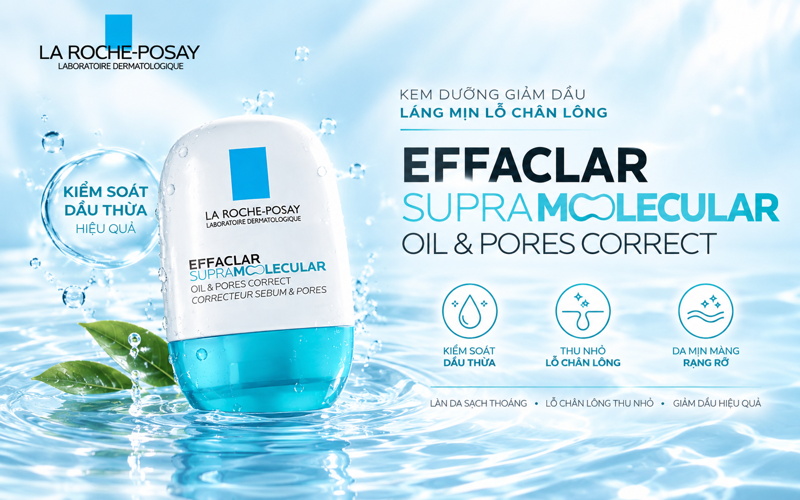 Review Kem Dưỡng Giảm Dầu La Roche-Posay Effaclar Supra