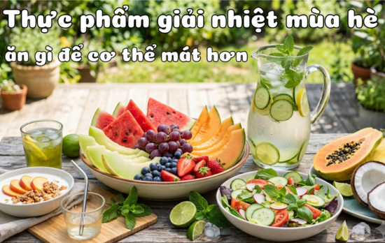 Thực Phẩm Giúp Giải Nhiệt Cơ Thể Mùa Hè: Ăn Gì Để Cơ Thể Mát Hơn?