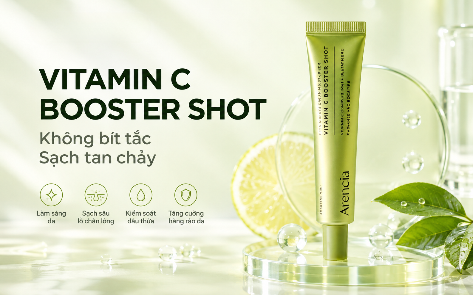 Review chi tiết tinh chất dưỡng sáng da Arencia Vitamin C Serum
