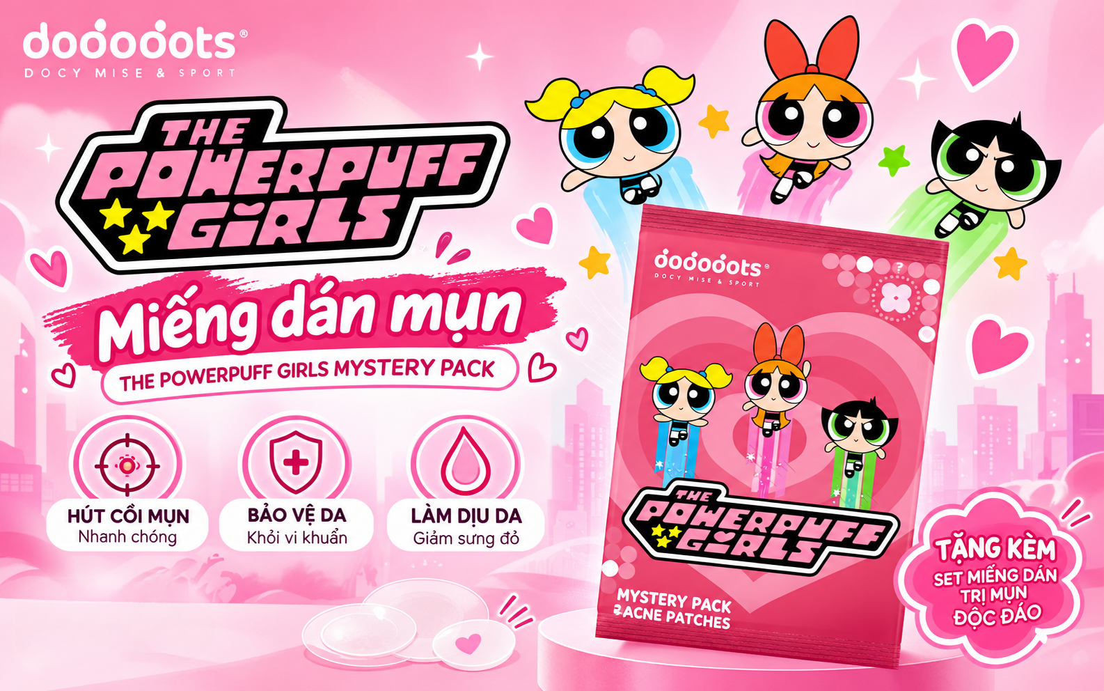 Miếng dán mụn Dododots Acne Patch có tốt không? Review chi tiết