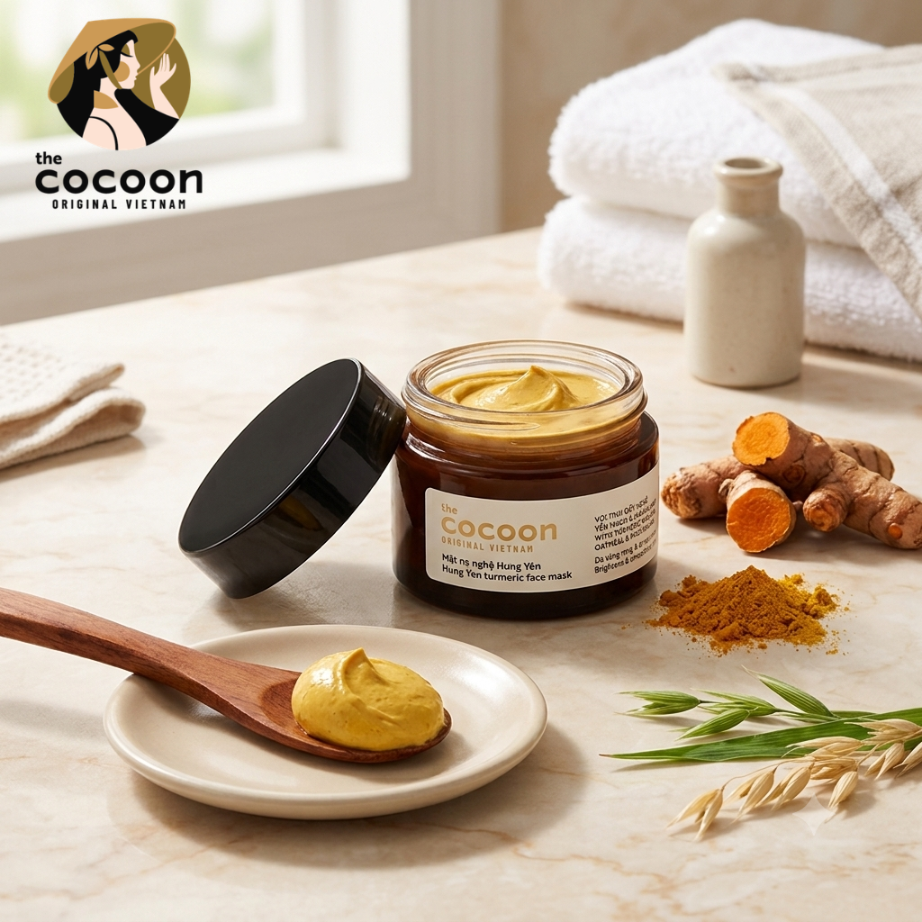 Mặt Nạ Nghệ Hưng Yên Cocoon - Giải Pháp Cho Làn Da Xỉn Màu