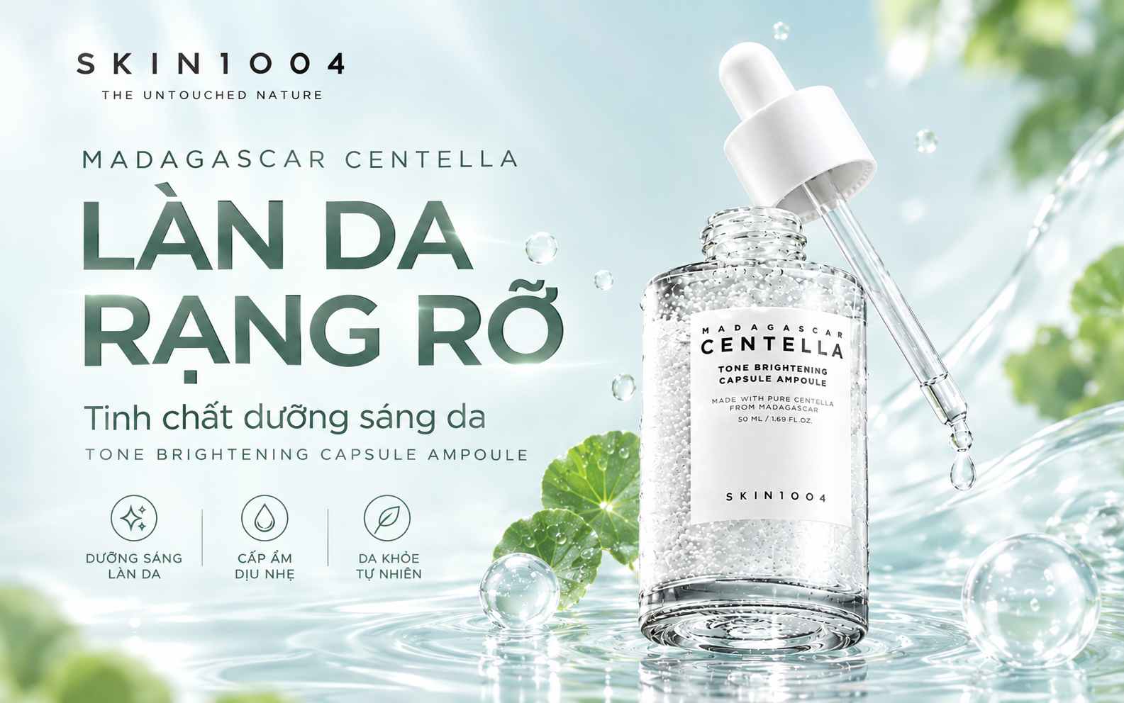 Reivew tinh chất dưỡng sáng Skin1004 Tone Brightening Ampoule