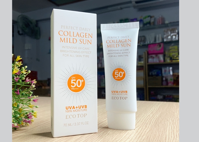 Review kem chống nắng Collagen Mild Sun có tốt không? Có nâng tone không?