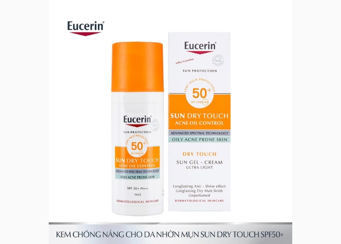 Review kem chống nắng Eucerin có tốt không? Dùng cho mặt được không?