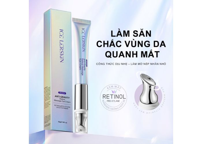 Kem dưỡng mắt Icelerskin Retinol giảm nếp nhăn vùng da quanh mắt