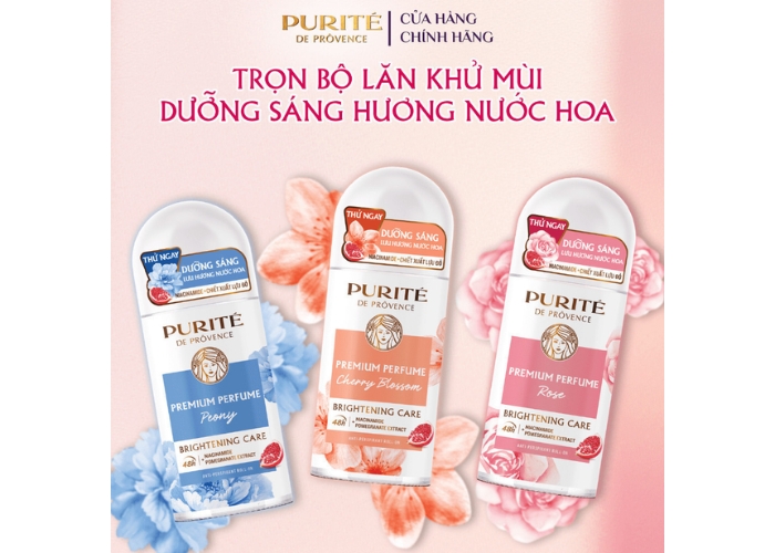 Lăn khử mùi dưỡng sáng Hương Nước Hoa cao cấp Purité có tốt không?