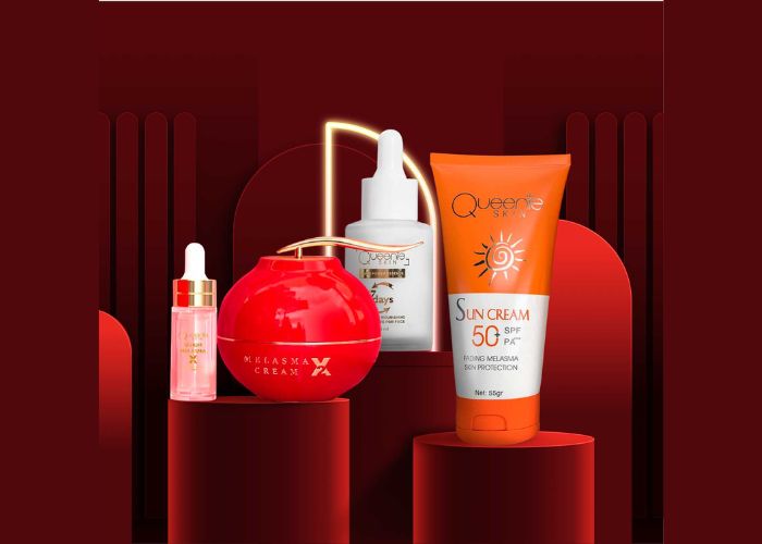 Review mỹ phẩm Queenie Skin có tốt không? Có phải kem trộn không?