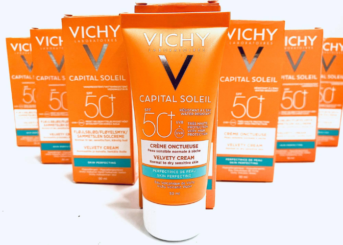 Review kem chống nắng Vichy Capital Soleil có tốt không? Có phải kem trộn không?