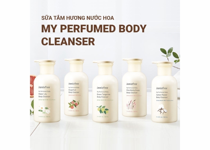 Review sữa tắm Innisfree My Perfumed Body Cleanser có tốt không ?