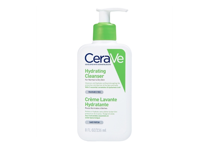 Sữa rửa mặt CeraVe Hydrating Facial Cleanser cho da khô