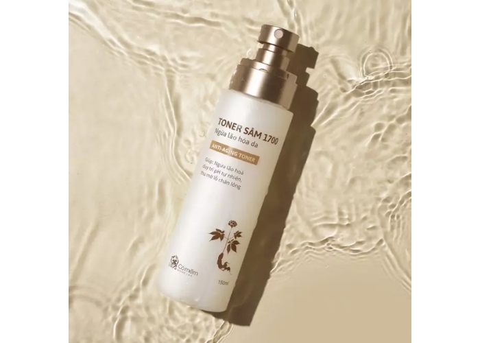 Toner sâm 1700 Cỏ Mềm dùng được cho da nào, dưỡng ẩm da tốt không?