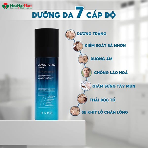 Review serum dưỡng da Dabo 7in1 Black Force có tốt không?