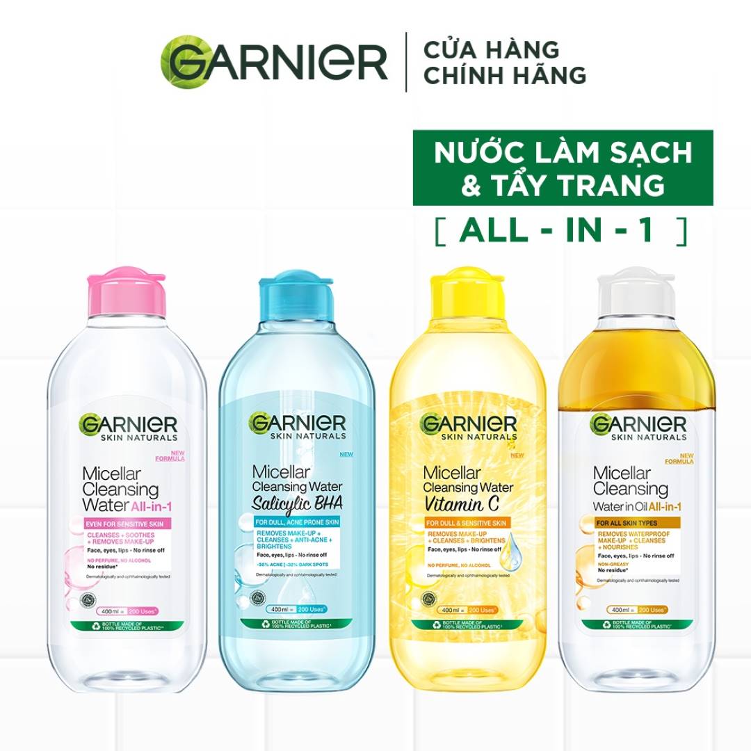 Review nước tẩy trang Garnier có tốt không?