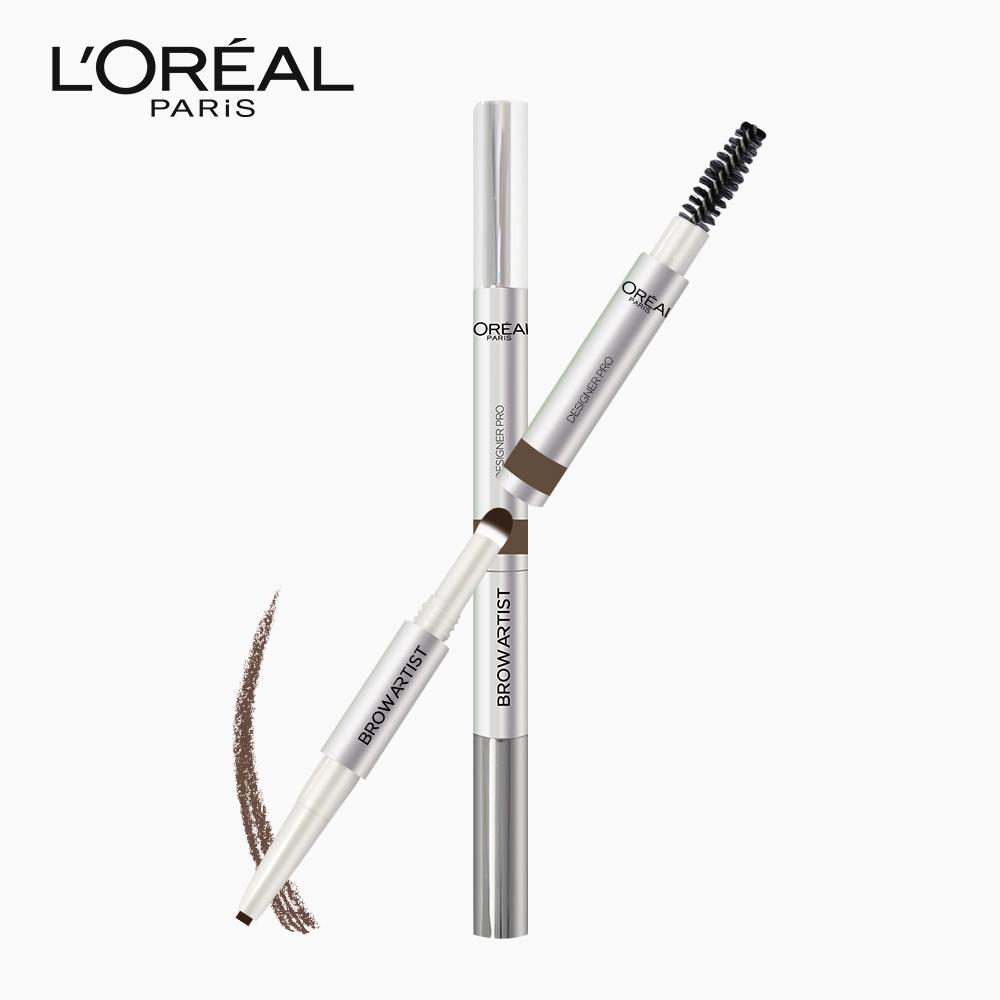 Kẻ Chân Mày L'Oreal 3 Trong 1 Màu Nâu Tối Dark Brown 1.19g