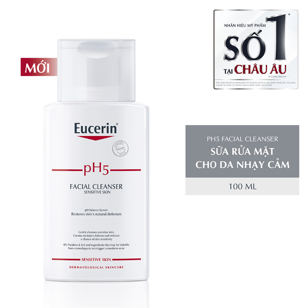 Sữa Rửa Mặt Eucerin Dịu Nhẹ Cho Da Nhạy Cảm 400ml