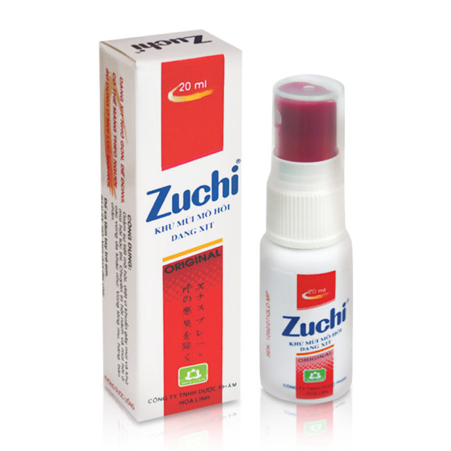 Xịt khử mùi Zuchi Original chai 20ml