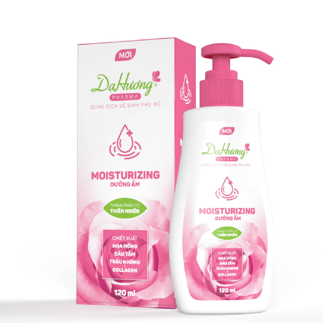 Dung dịch vệ sinh phụ nữ Dạ Hương Pharma Moisturizing (120ml)