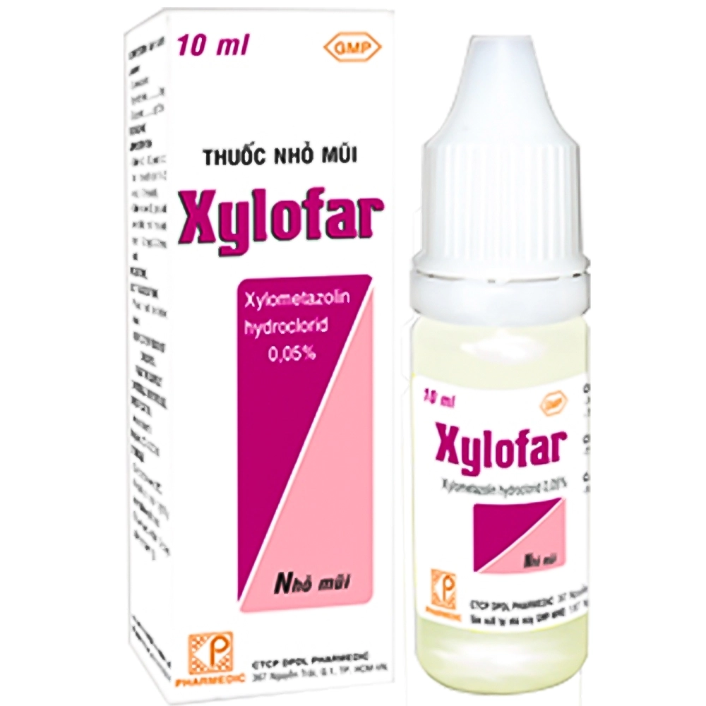 Thuốc nhỏ mũi Xylofar 10ml