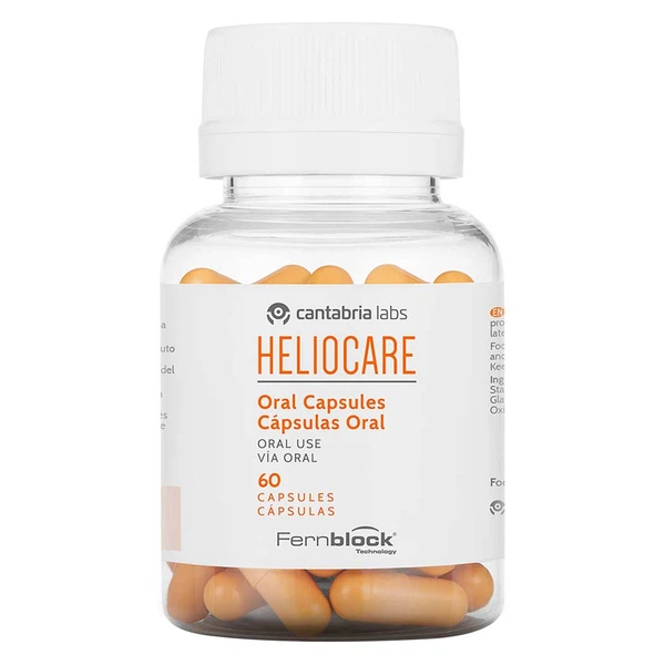 Heliocare Oral hạn chế lão hóa, bảo vệ da và chống nắng hộp 60 viên