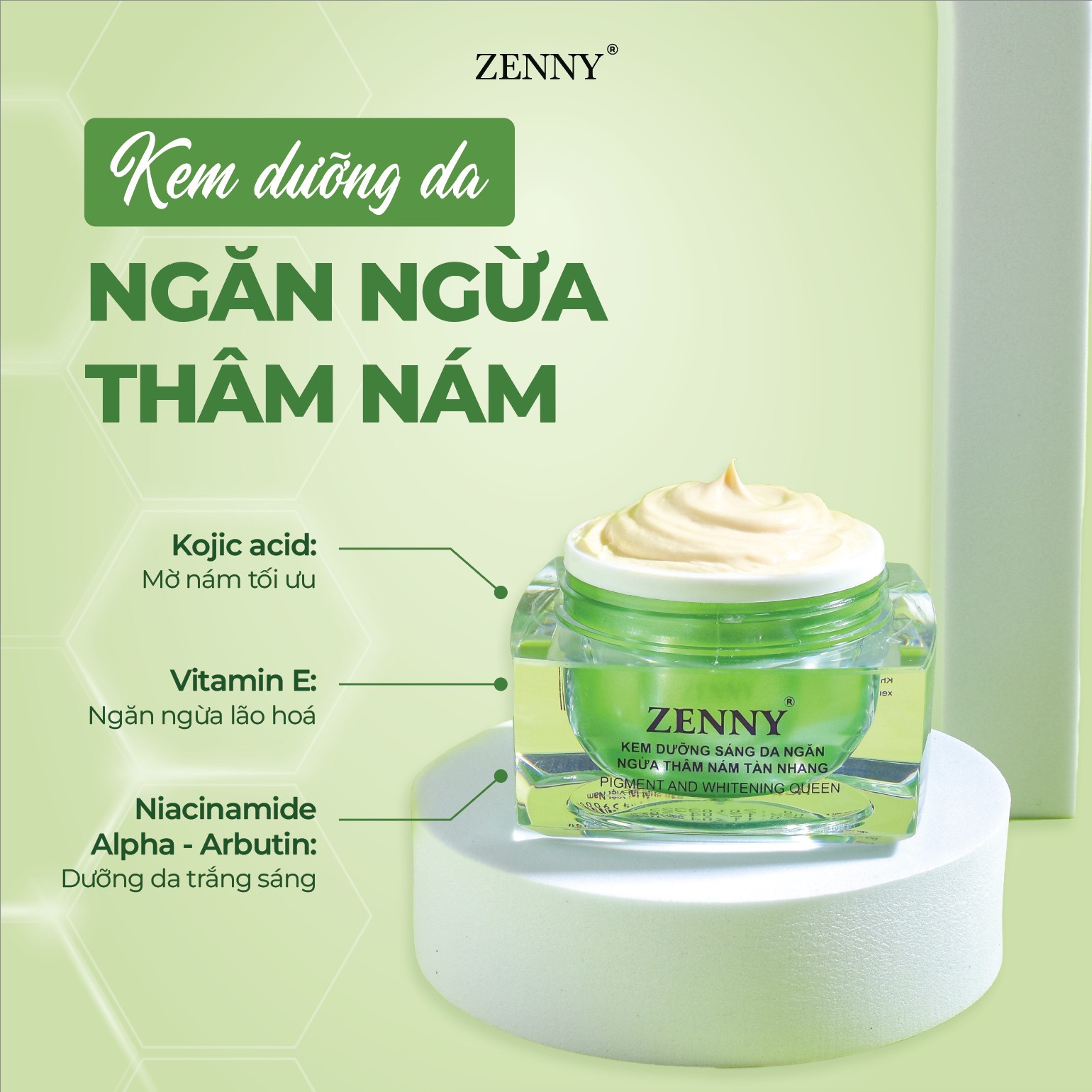 Review kem dưỡng da Zenny có tốt không? Có phải kem trộn không?