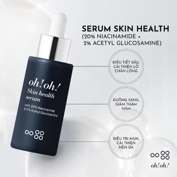 Review serum Oh Oh niacinamide liệu có tốt như lời đồn? Dùng sáng hay tối?