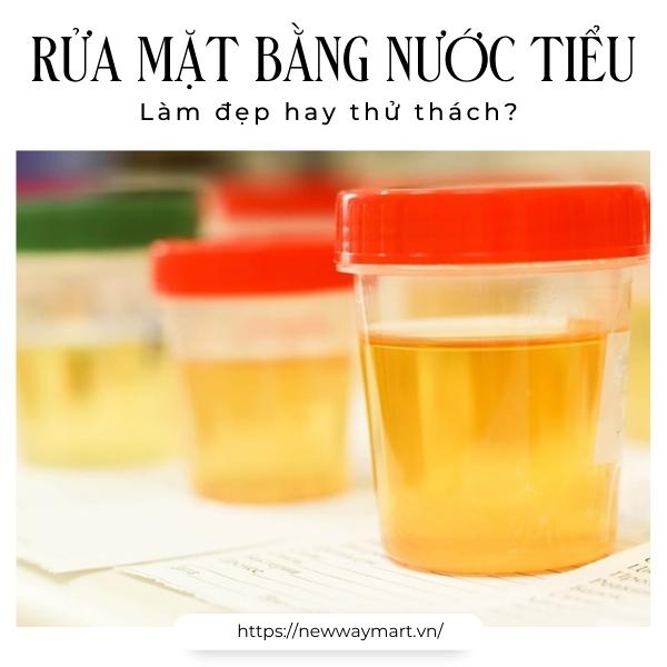 Rửa mặt bằng nước tiểu - Làm đẹp hay thử thách?